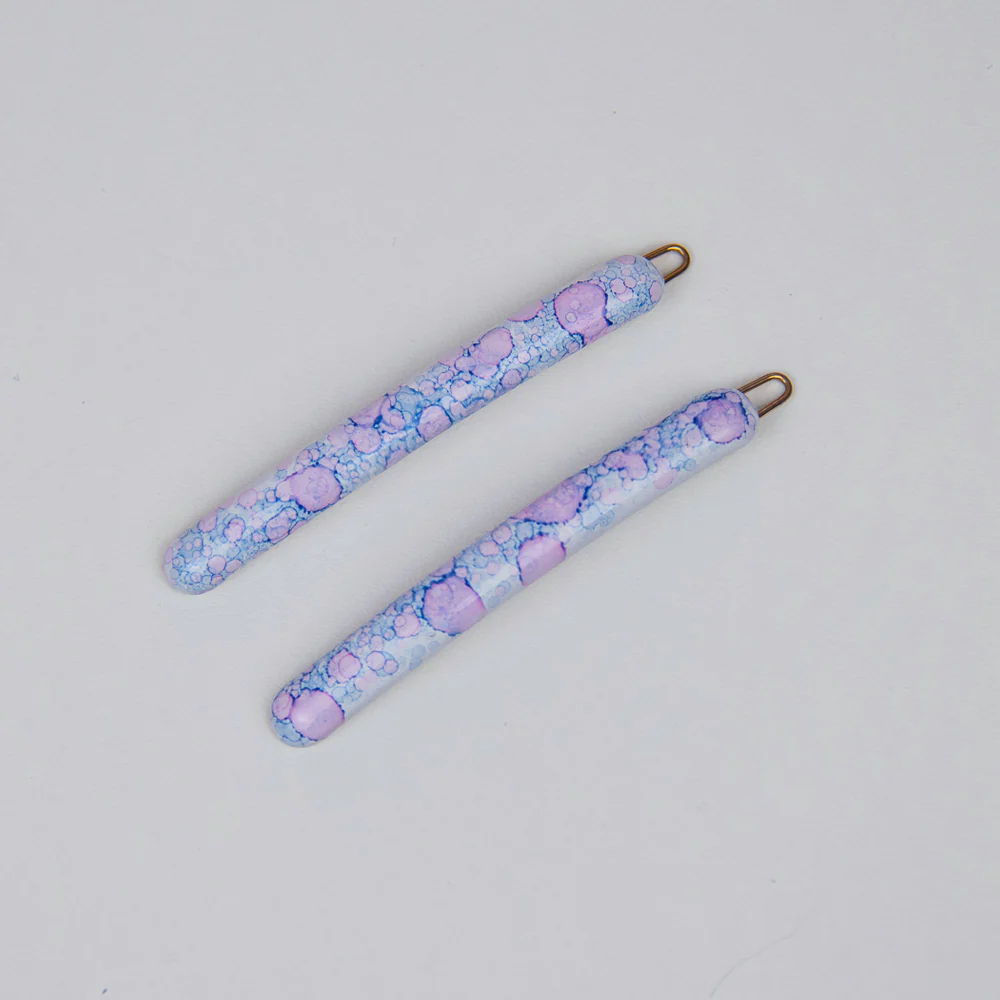 2x Botanical Narrow Hair Clips - Image 3