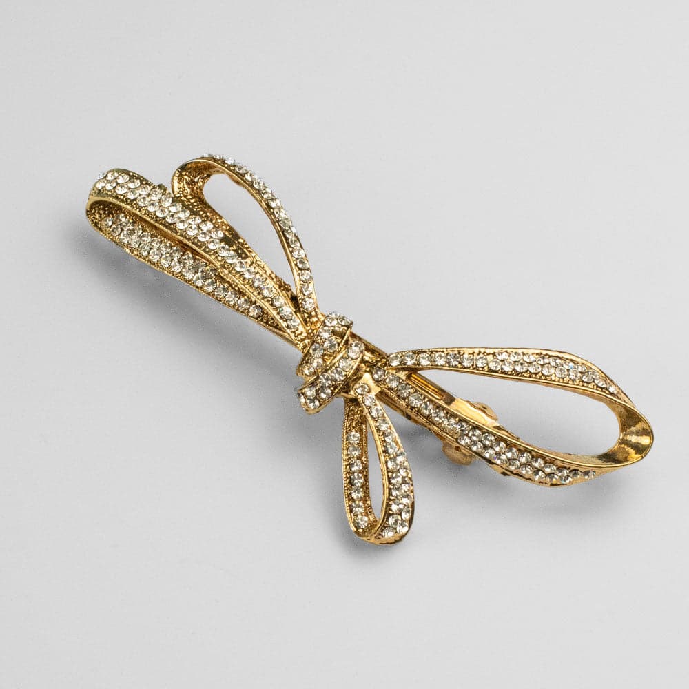 Crystal Bow Barrette Clip - Image 4