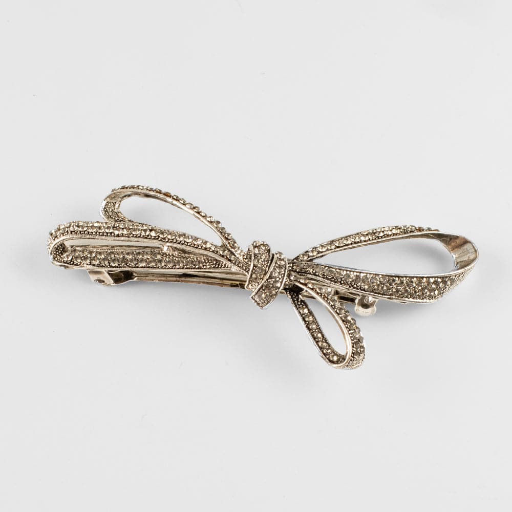 Crystal Bow Barrette Clip - Image 6