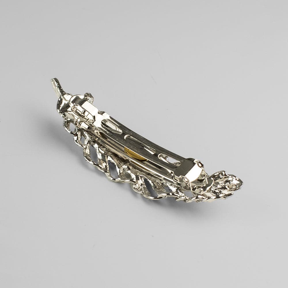 Crystal Feather Hair Barrette Clip - Image 12