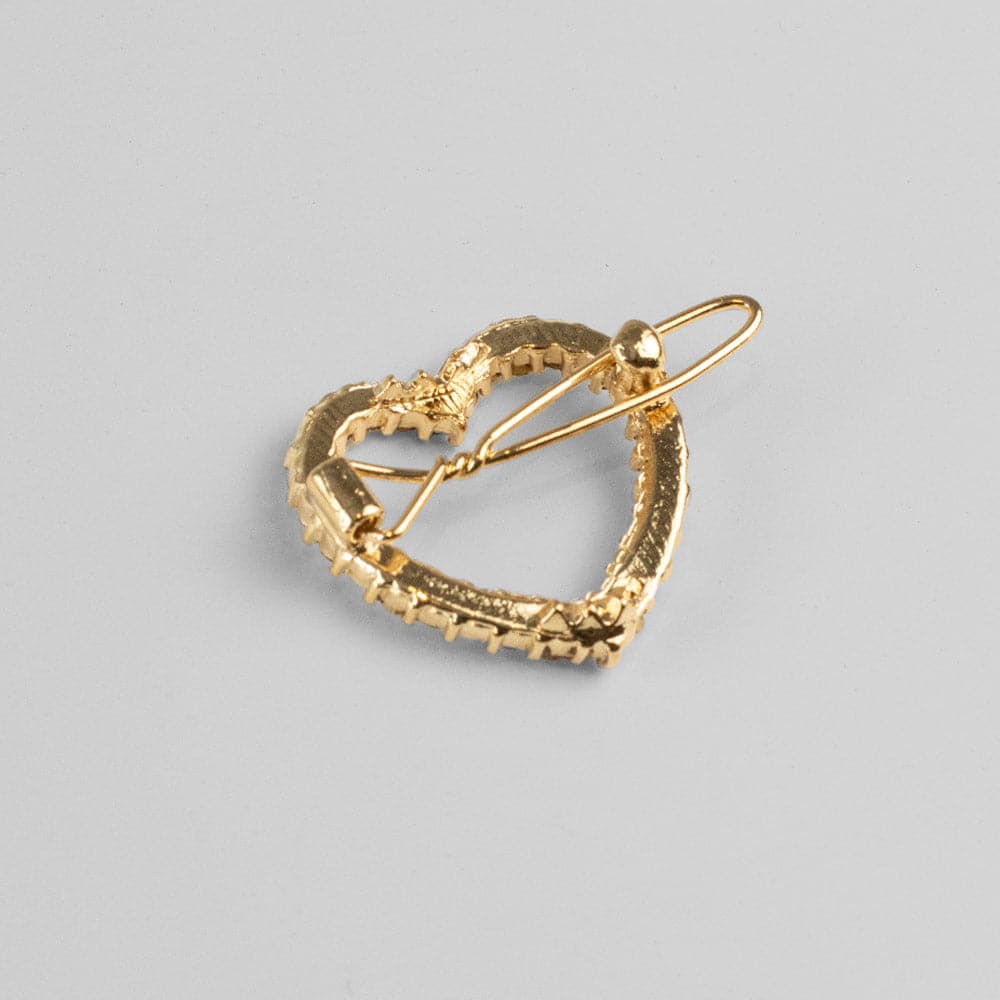 Mini Crystal Heart Hair Clip - Image 12