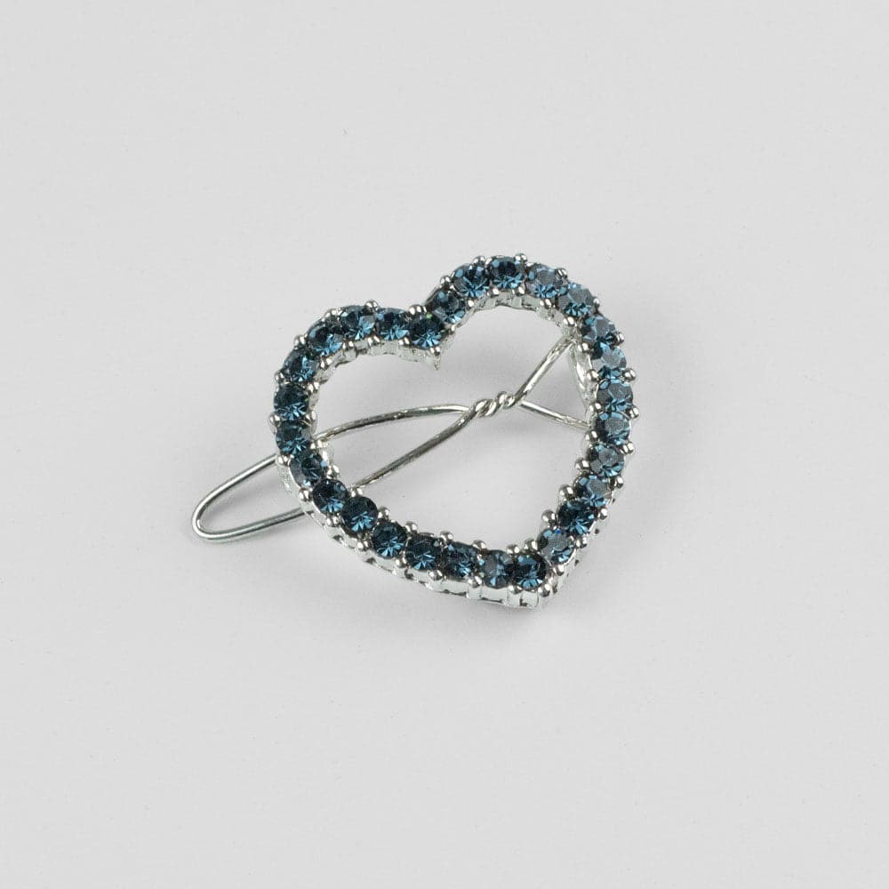 Mini Crystal Heart Hair Clip - Image 5