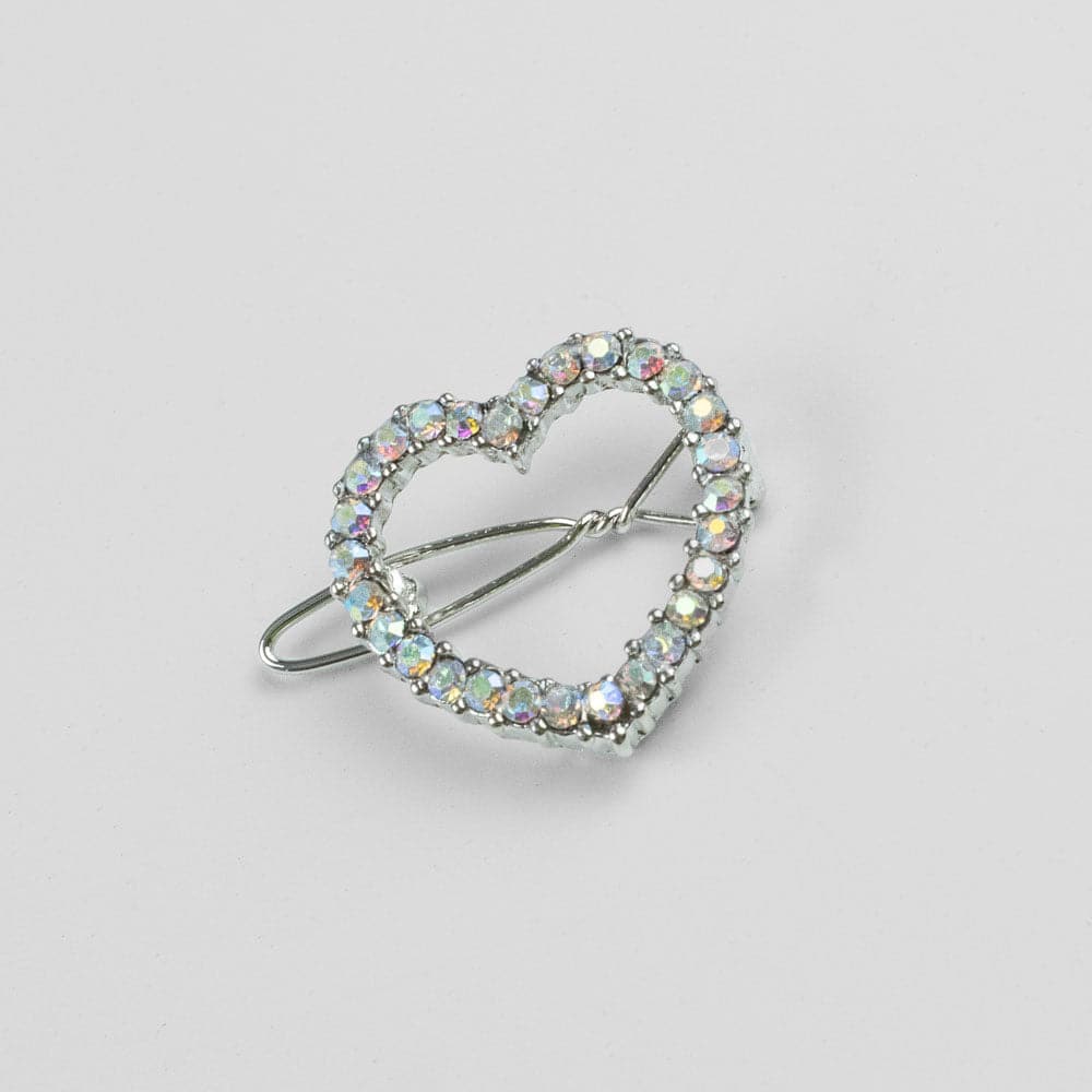 Mini Crystal Heart Hair Clip - Image 6
