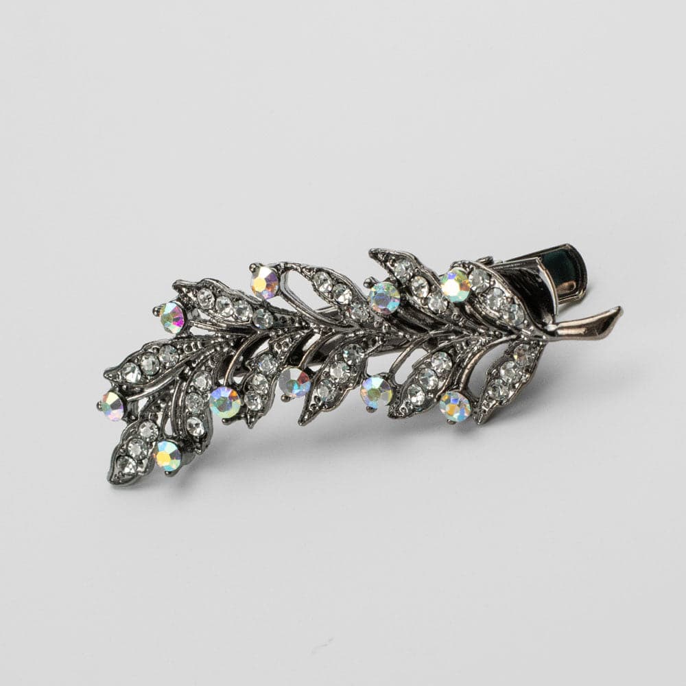 Crystal Leaf Hair Clip - Image 7