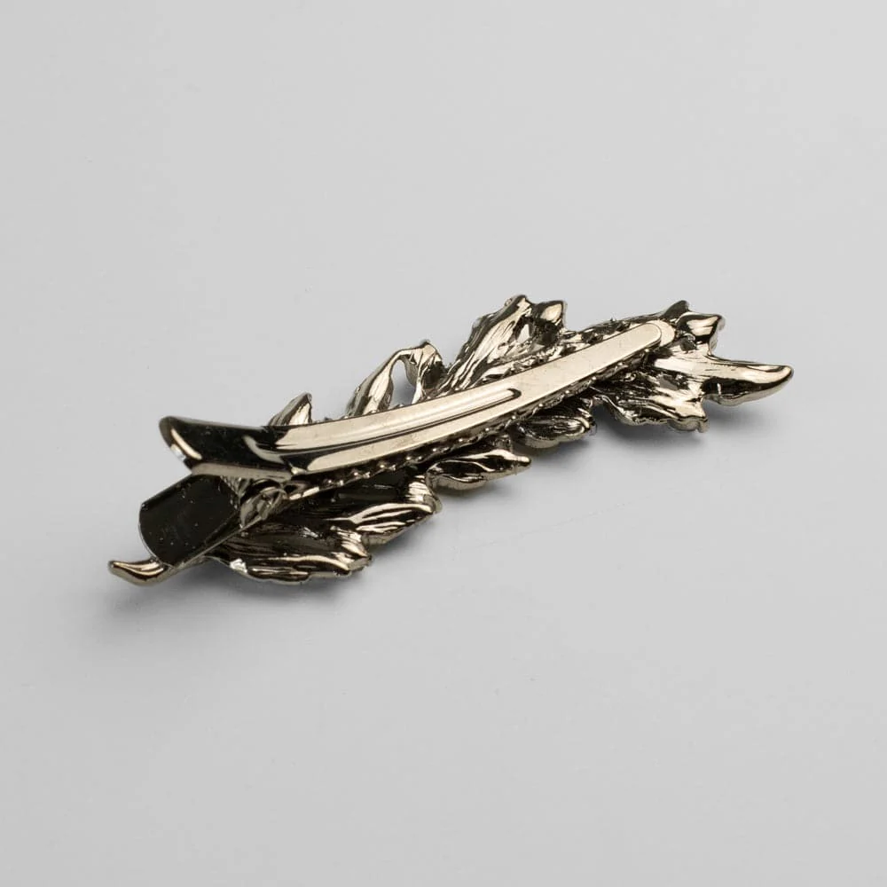 Crystal Leaf Hair Clip - Image 8