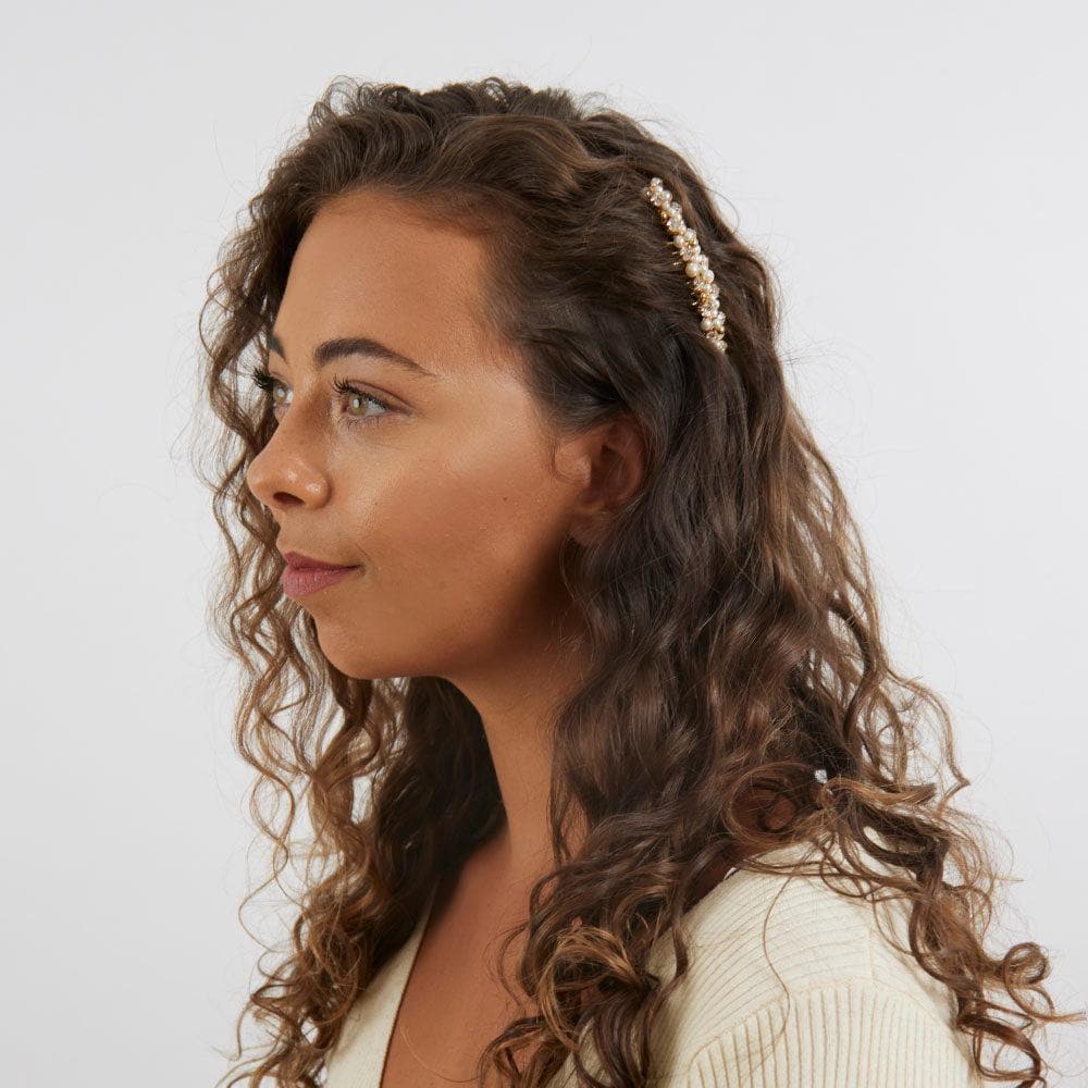 Crystal Pearl Hair Comb - Image 4