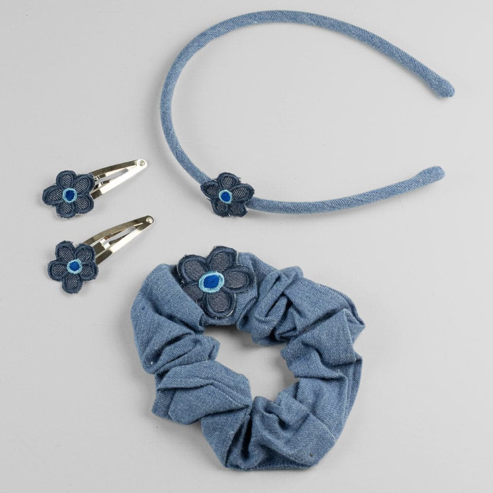 Handmade Children's Denim Accessory Set - Image 6