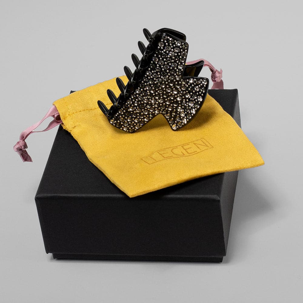 Iconique Handmade Crystal Medium Hair Claw Clip - Image 15