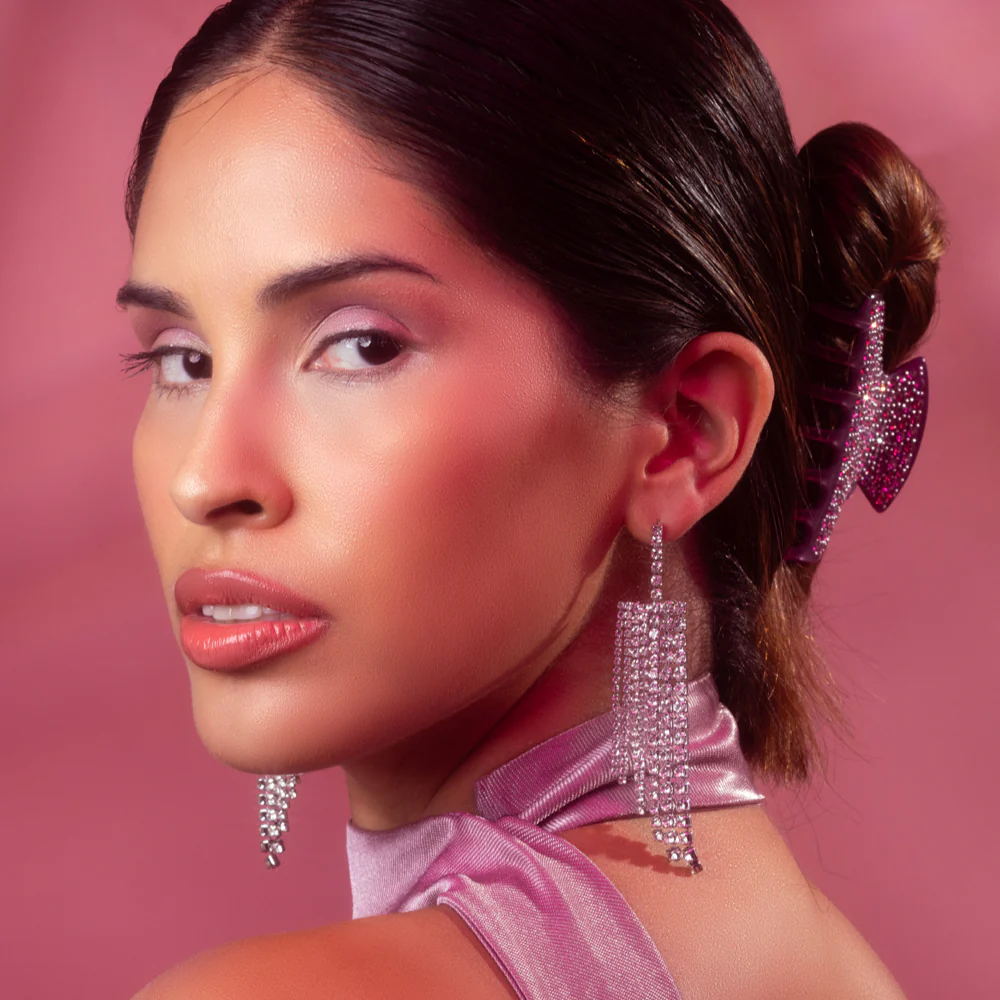 Iconique Handmade Crystal Medium Hair Claw Clip - Image 5