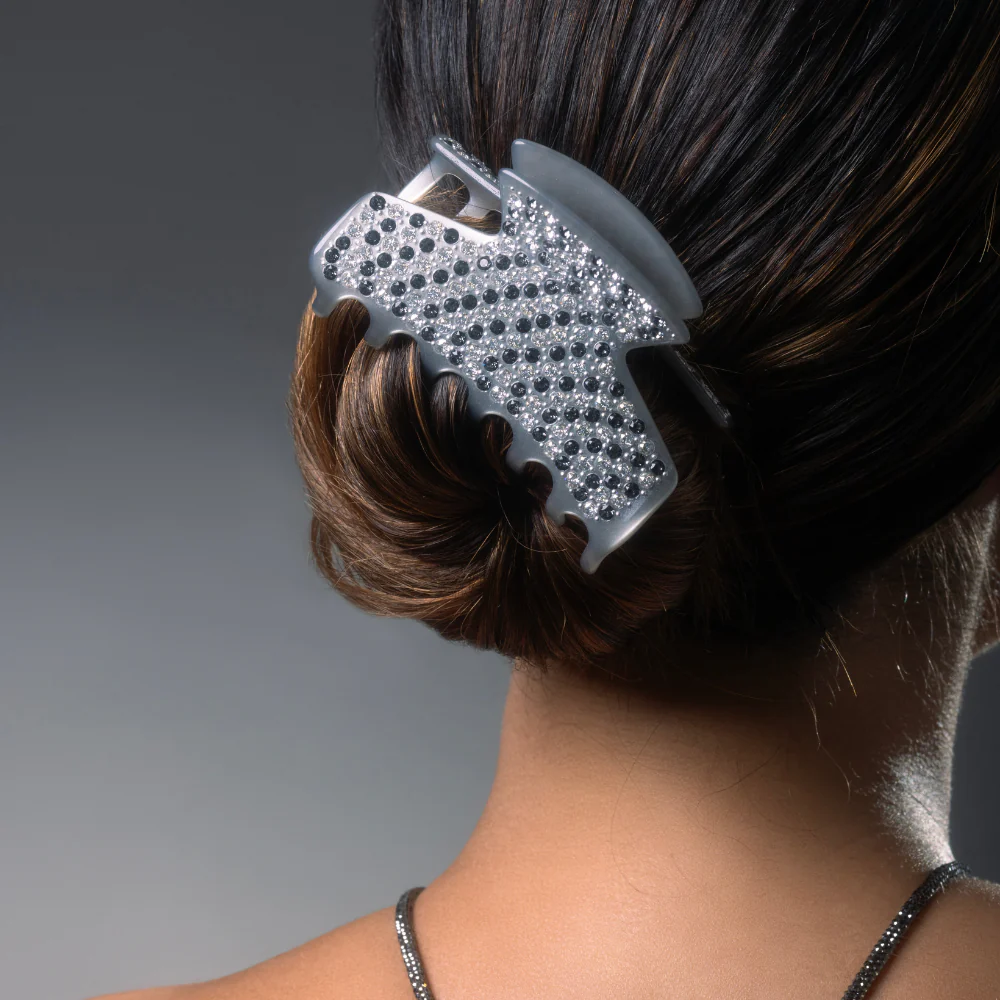 Iconique Handmade Crystal Medium Hair Claw Clip - Image 6