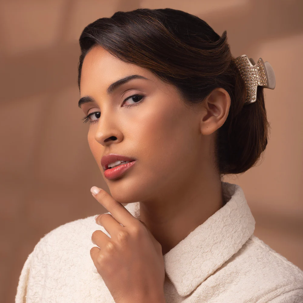 Iconique Handmade Crystal Small Hair Claw - Image 3