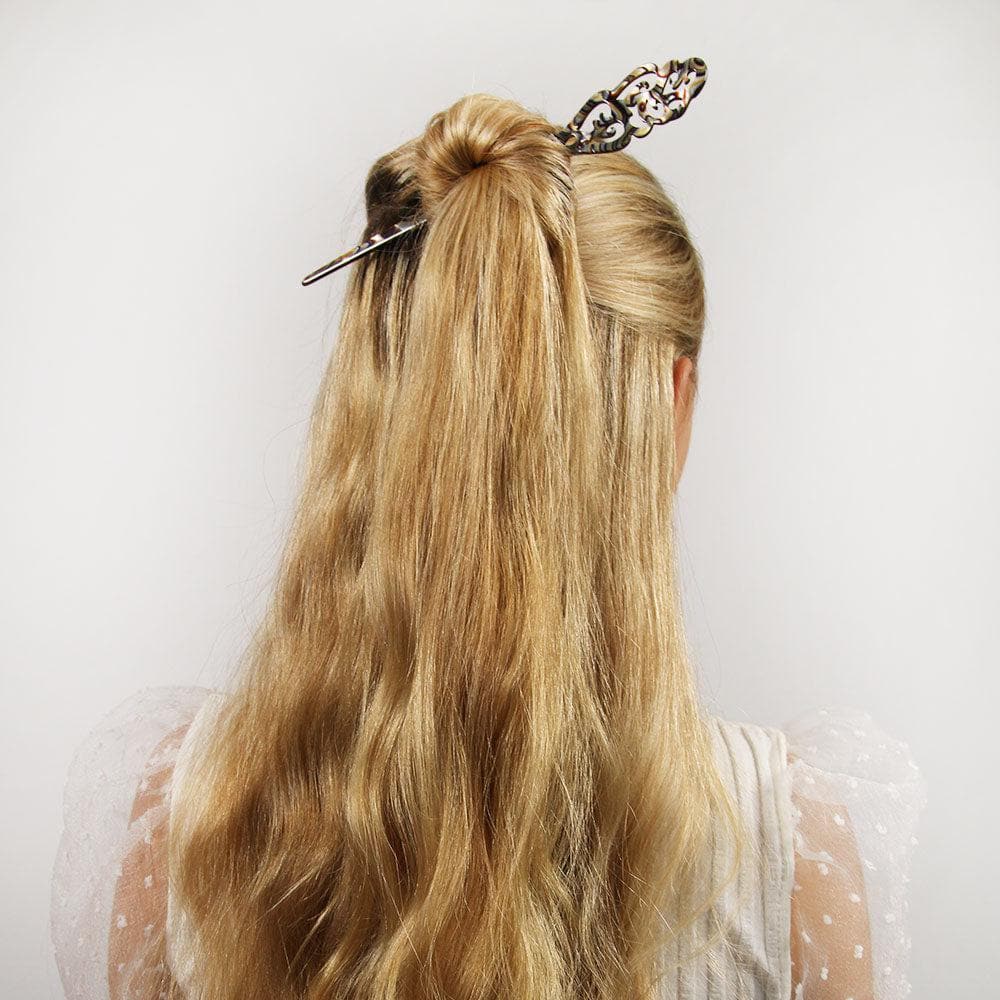 Long Filigree Hair Pin - Image 5
