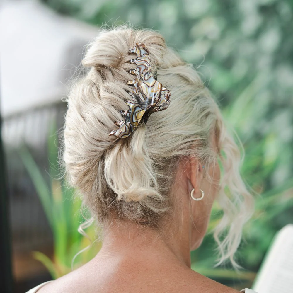 Long Narrow Fine Hair Claw Clip - Image 3