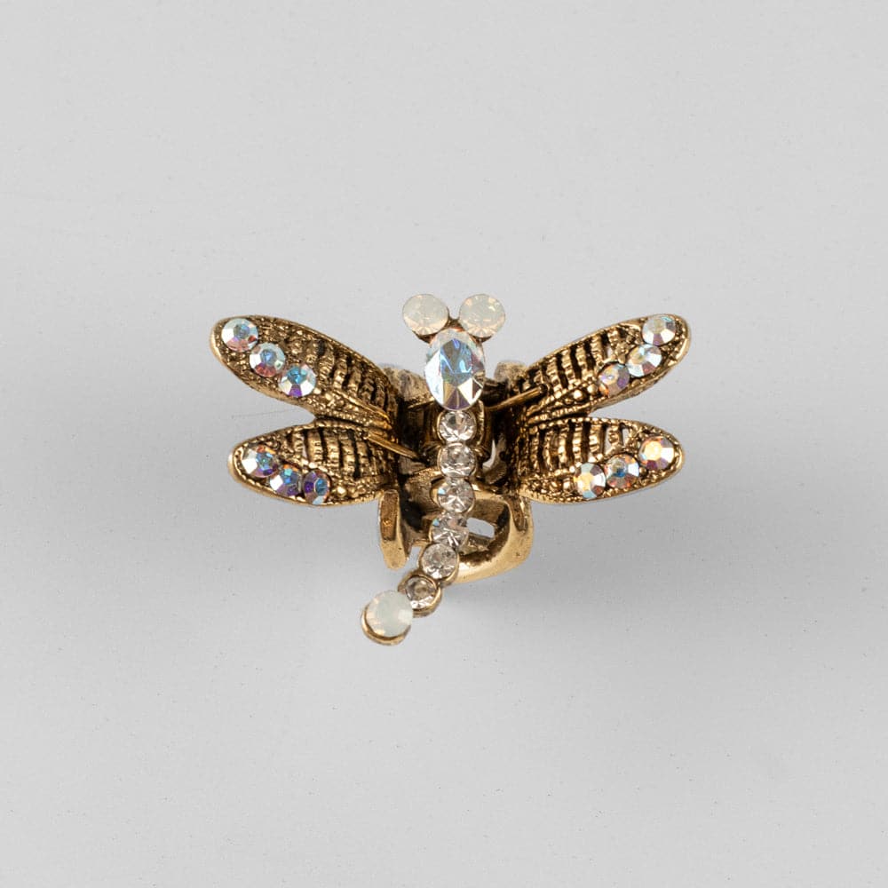 Mini Crystal Dragonfly Hair Claw Clip - Image 11
