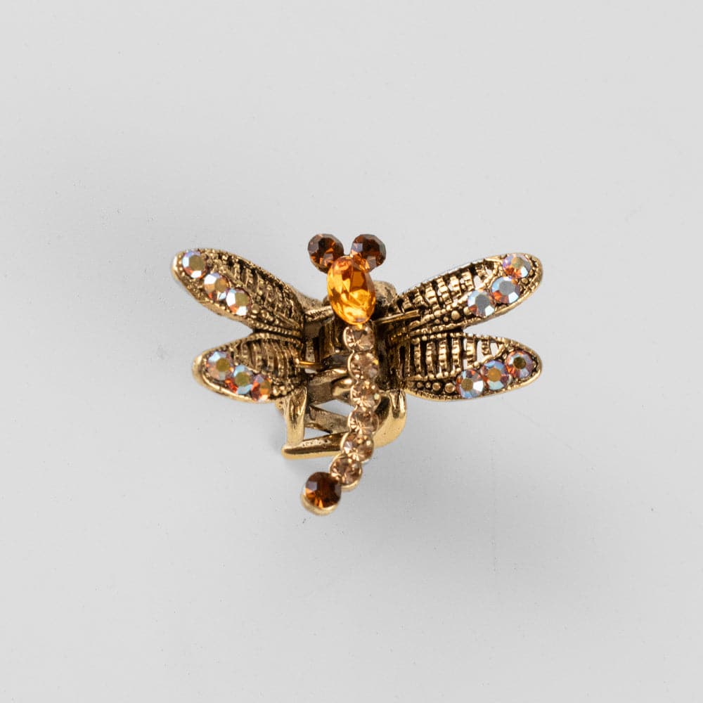 Mini Crystal Dragonfly Hair Claw Clip - Image 12