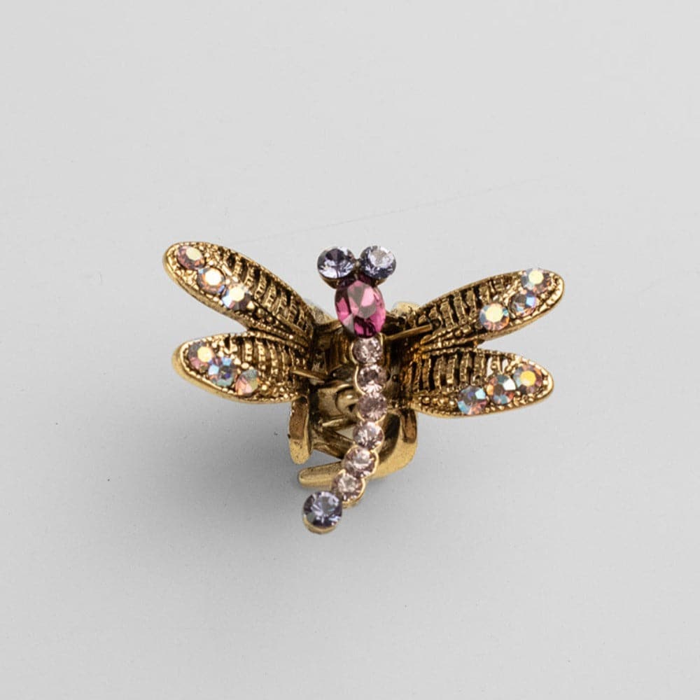 Mini Crystal Dragonfly Hair Claw Clip - Image 13