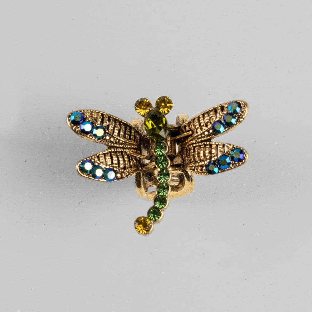 Mini Crystal Dragonfly Hair Claw Clip - Image 7