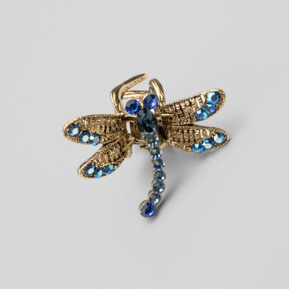 Mini Crystal Dragonfly Hair Claw Clip - Image 8