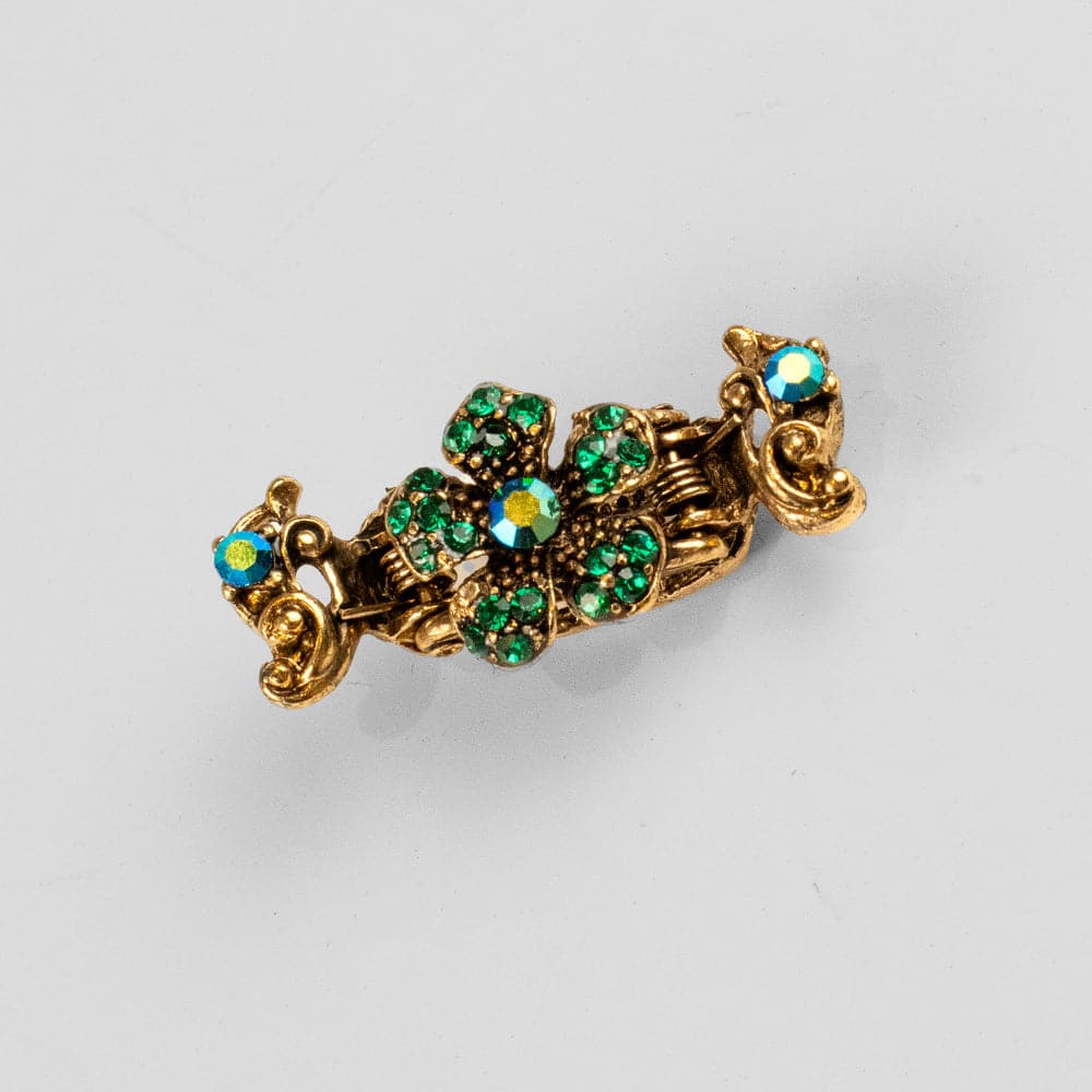 Mini Crystal Flower Hair Claw Clip - Image 6