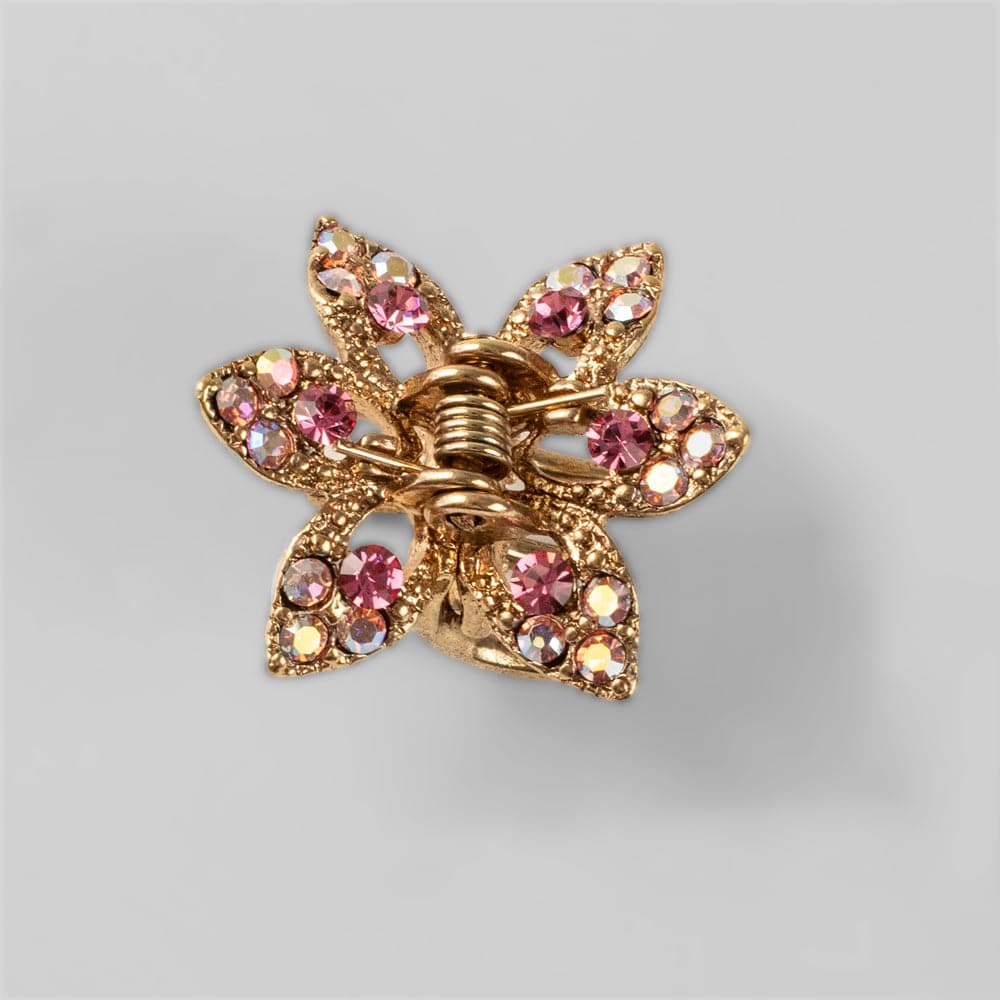 Mini Crystal Maple Leaf Hair Claw Clip - Image 14