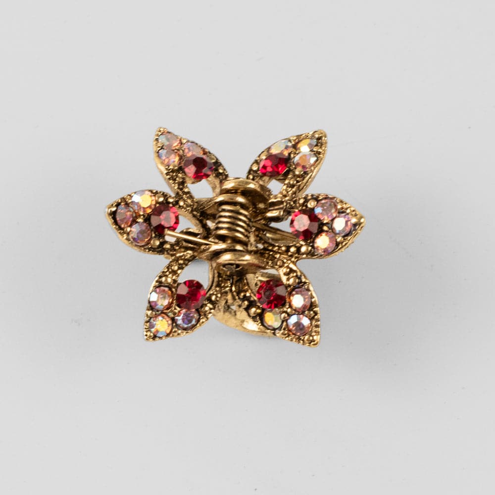 Mini Crystal Maple Leaf Hair Claw Clip - Image 15