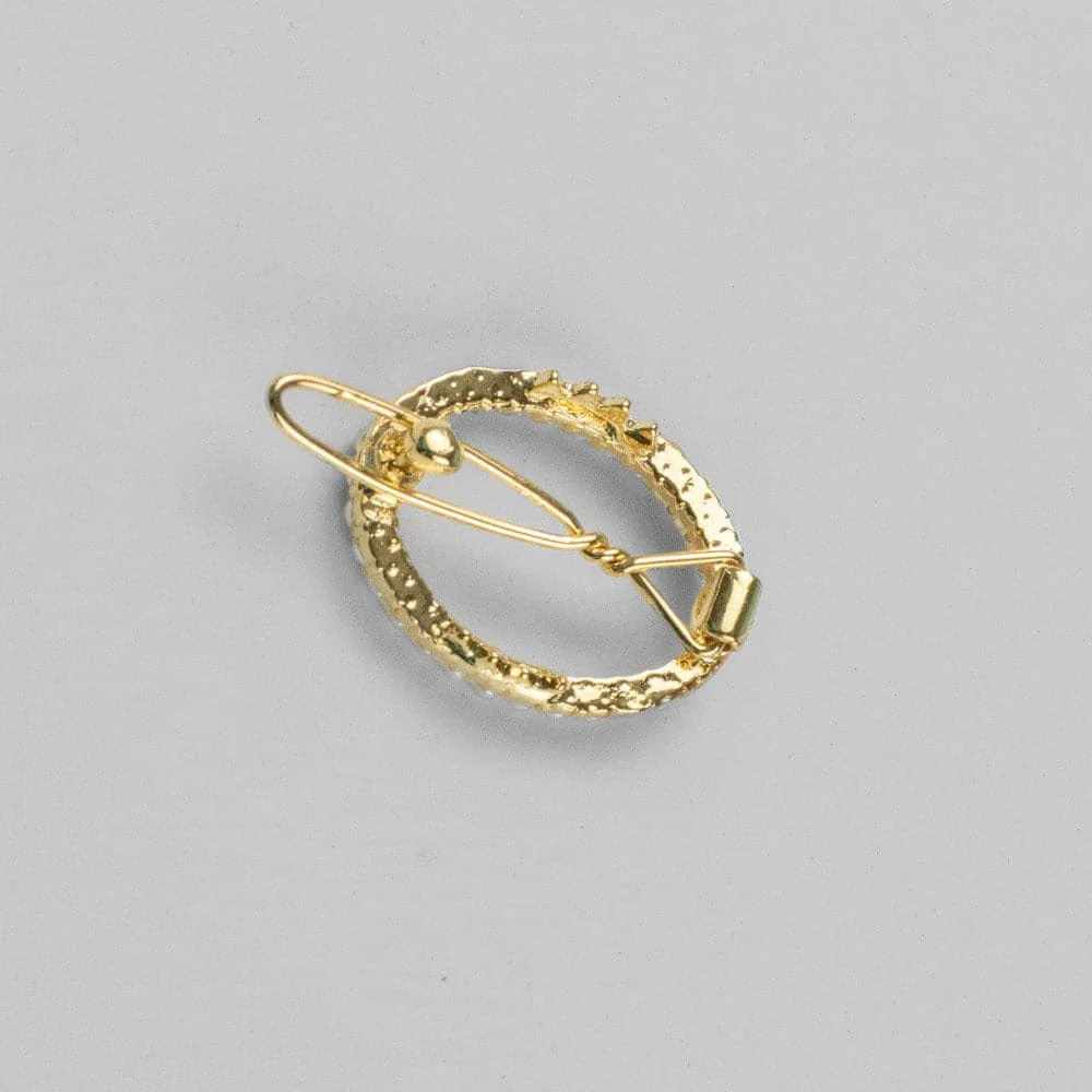 Mini Crystal Oval Hair Clip - Image 16