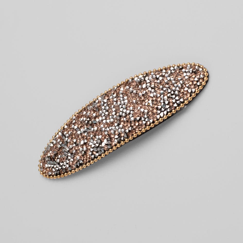 Oval Crystal Sparkle Snap Clip - Image 7