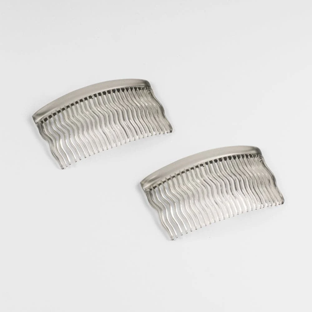 2x Waved Teeth Side Combs - Image 3