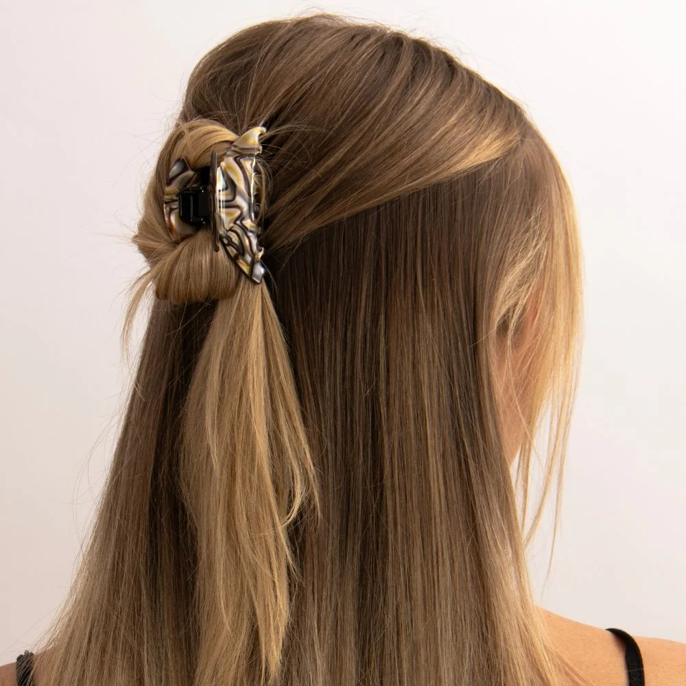 Small Hair Claw Clip with Extra Grip - Image 5