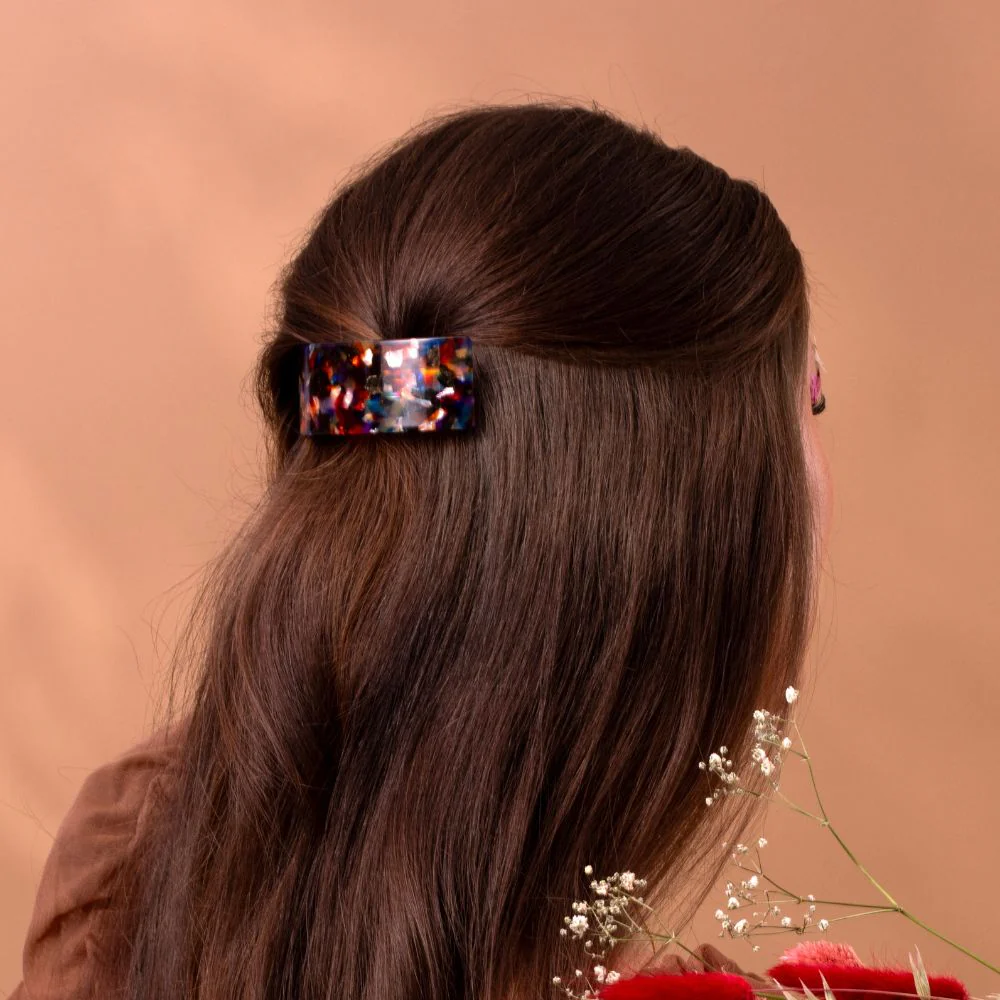 Wide Arched Barrette Clip - Image 4