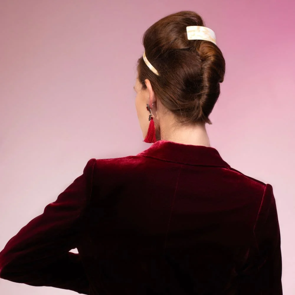 Wide Arched Barrette Clip - Image 6